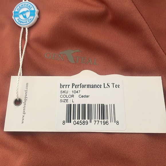 Genteal men’s brrr triple chill effect athletic performance long sleeve tee L - Picture 3 of 5